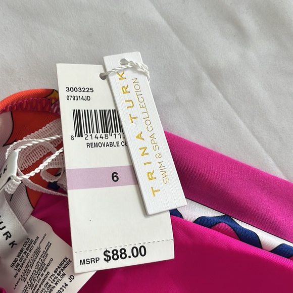 Trina Turk Sevilla High Neck Halter Bikini Top - Picture 11 of 13